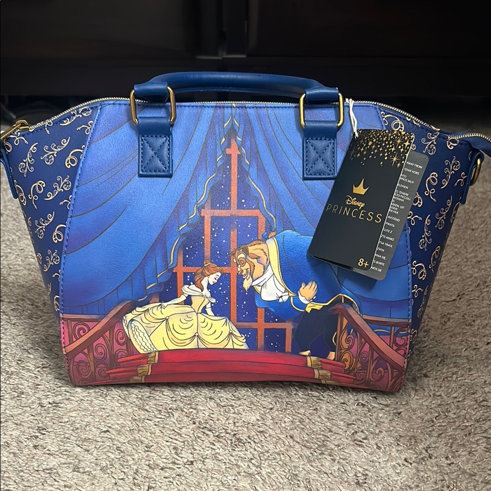 Disney Princess Blue and Gold Handbag